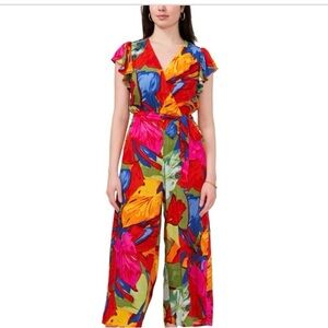 Vibrant Multicolor Floral Jumpsuit